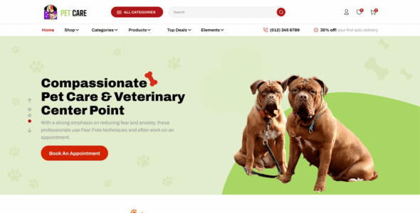Pet Care Store (WordPress)