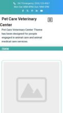 Pet Care Veterinary Center (screenshot mobile)