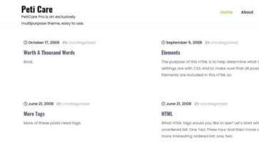 Peti Care (screenshot desktop)