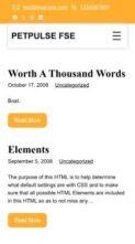 PetPulse FSE (screenshot mobile)