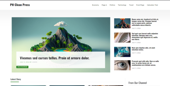 PH Clean Press (WordPress)