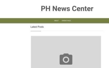PH News Center (screenshot desktop)