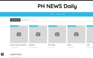 PH News Daily (screenshot desktop)