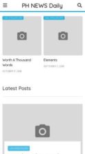 PH News Daily (screenshot mobile)