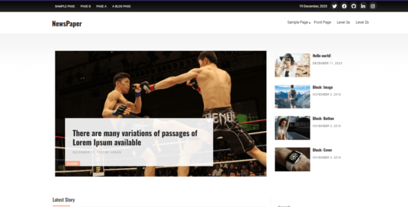 PH News Paper (WordPress)