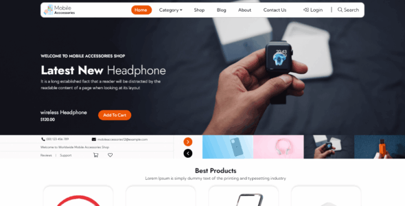 Phone Accessories Store (WordPress)