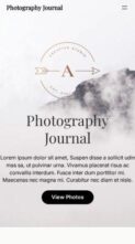 Photography Journal (screenshot mobile)