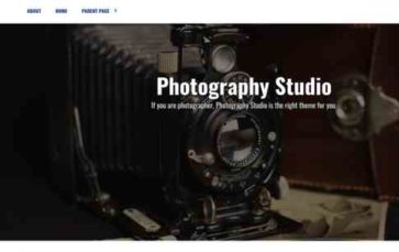 Photography Studio (SEOS Themes) (screenshot desktop)