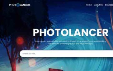 Photolancer (screenshot desktop)