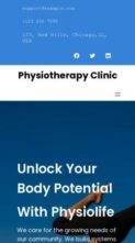 Physiotherapy Clinic (screenshot mobile)