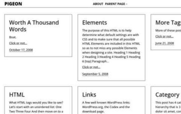 Pigeon (screenshot desktop)