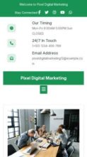 Pixel Digital Marketing (screenshot mobile)
