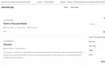 Pixel Hair Spa (screenshot desktop)