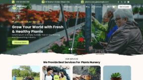 Plant Nursery (WordPress)