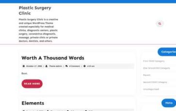 Plastic Surgery Clinic (screenshot desktop)