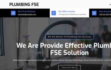 Plumbing FSE (screenshot desktop)