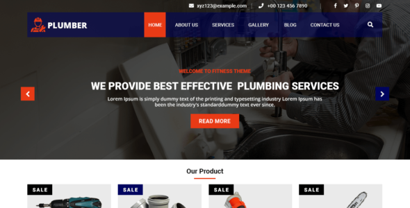 Plumbing Services (WordPress)