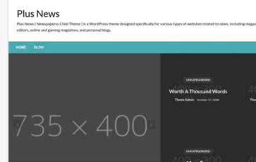Plus News (screenshot desktop)