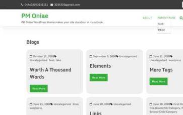 PM Oniae (screenshot desktop)