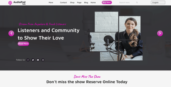 Podcast Streaming (WordPress)