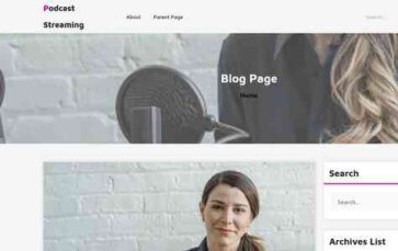 Podcast Streaming (screenshot desktop)