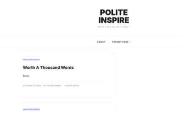 Polite Inspire (screenshot desktop)