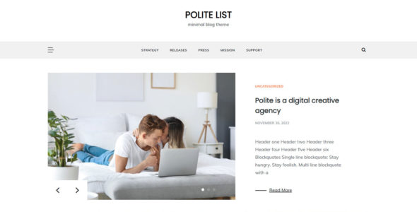 Polite List (WordPress)