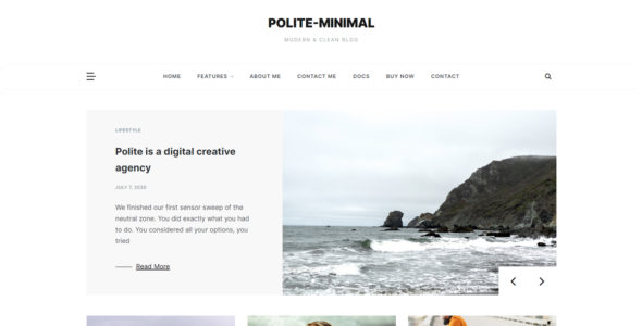 Polite Minimal (WordPress)