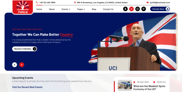 Politics Candidate (WordPress)