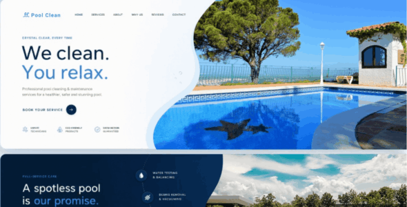 Pool Cleaning Services (WordPress)