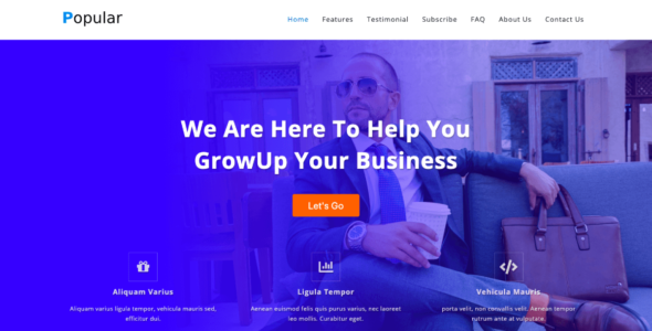 Popular Business (WordPress)