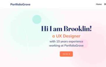 PortfolioGrove (screenshot desktop)