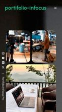Portifolio inFocus (screenshot mobile)