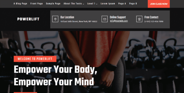 Powerlift FSE (WordPress)