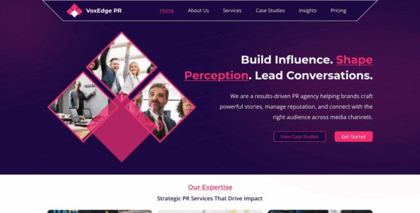 PR Agency (Unitythemes) (WordPress)