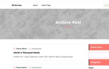 PR Services (screenshot desktop)