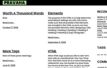 Pravaha (screenshot desktop)