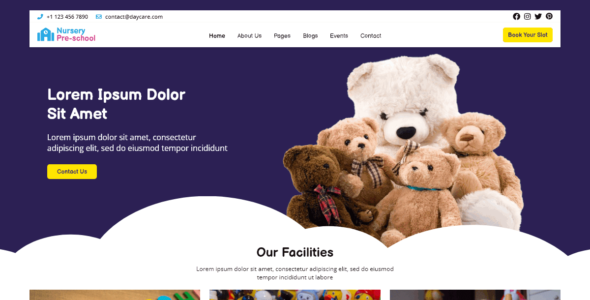 Preschool Nursery (WordPress)