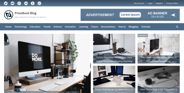 PressBook Blog (WordPress)