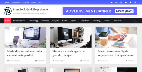PressBook Grid Blogs (WordPress)