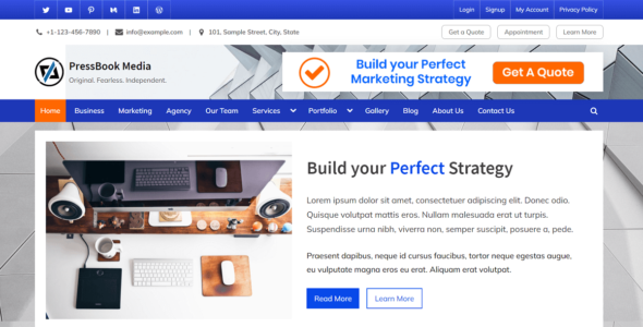 PressBook Media (WordPress)