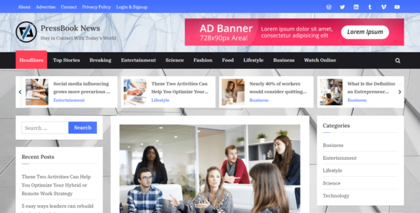 PressBook News (WordPress)