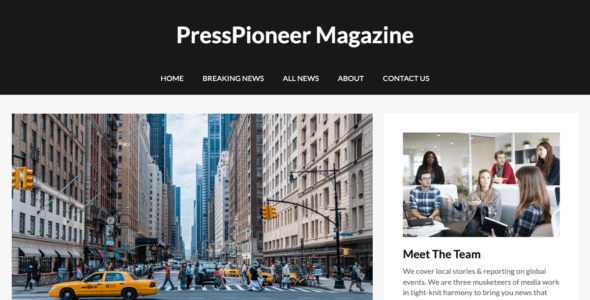 PressPioneer Magazine (WordPress)