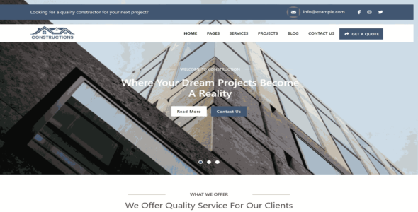 Prime Construction (WordPress)