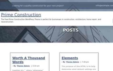 Prime Construction (screenshot desktop)