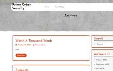 Prime Cyber Security (screenshot desktop)