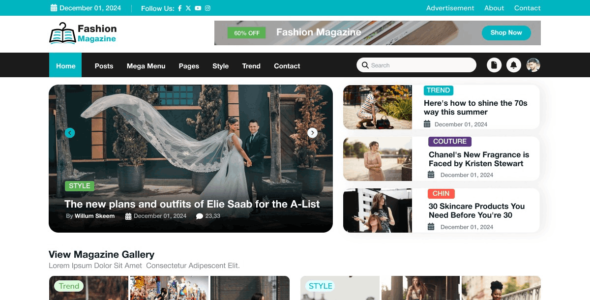 Prime Fashion Magazine (WordPress)