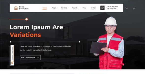 Prime Home Renovation (WordPress)