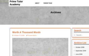 Prime Tutor Academy (screenshot desktop)