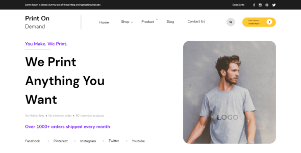 Print On Demand (WordPress)
